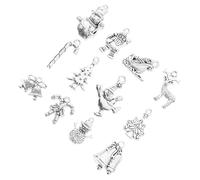 Artibetter 12pièces Breloques De Noël Pour Création De Bijoux Décoratives Pendentifs à Suspendre Accessoires Pour Colliers Et Bracelets Fait Main