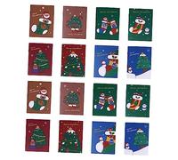 Artibetter 150 pièces Carnet de Notes de Noël Cahier de Poche Doux pour Étudiants Créatif Motifs Sapin et Chaussette Fournitures Scolaires Festives