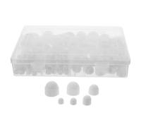 Artibetter 160 Pièces Lot de Bouchons en Caoutchouc Blanc Hexagonaux pour Écrous M4-m10, Protection Industrielle pour Boulons, Prolongation Durée de Vie