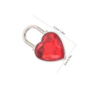 Artibetter 16pièces Cadenas Forme De Cœur Avec Strass Petit Cadenas Amour Avec Clé Pour Boîte De Rangement Casier à Bijoux Décoration Cadeau