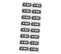 Artibetter 16pièces Cassettes Audio Vierges Enregistrements Personnalisables Un Boîtier Transparent Parfaits pour Et Fêtes Rétro