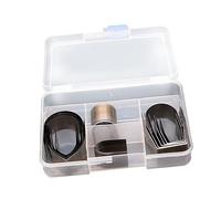 ARTIBETTER 18 Pcs Kit Outils de Poinçonnage Cuir Coupeur Angle Artisanal pour Maroquinerie Perforateur Durable pour Ceinture et Coins de Portefeuille