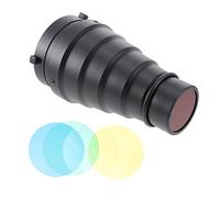 Artibetter 1ensemble Kit De Tubes pour Photographie avec Filtre Et Grille Nid Abeille Accessoires pour Éclairage De Studio