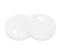 Artibetter 1Paire Couvercle de Vis de Fixation pour Abattant de Toilette Capuchons Décoratifs Plastique Blanc Kit de Installation Facile et Compatible avec Modèles de