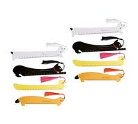 ARTIBETTER 2 Ensembles Règles Marque Pages Animaux Adorables Pour Étudiants Fournitures Scolaires Colorées Et Pratiques 8 Pièces * 2