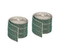ARTIBETTER 2 Ensembles Ruban Strass Autocollant Décoratif Auto Adhésif Mètres Pour Diy Téléphone Boîte Verres À Lusure 3 Rouleaux*2