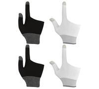 Artibetter 2 Paires Manchons de Protection pour Jeu Mobile Compatibles Écran Tactile en Nylon et Graphène, Confortables et Portables pour Doigts Lors de Sessions Gaming sur Téléphone