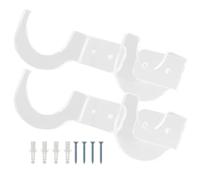 Artibetter 2 Paires Support pour Affichage et Rangement Pratique des Bâtons Mural en Acrylique Rainures Standard pour Batte de Baseball et Softball Votre Espace de Collection