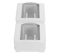 ARTIBETTER 2 Pièces Boîte à Disjoncteurs Électrique avec Couvercle Transparent Boîte de Distribution pour Circuits Protection Électrique pour Restreints
