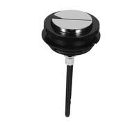 Artibetter 2 pièces Bouton de Chasse Eau Double Poussoir Rond Noir Kit pour Réservoir Wc Accessoires de Réparation Durables et Faciles à Installer Design Élégant et Fonctionnel pour Salle de