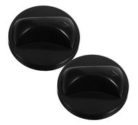 Artibetter 2 Pièces Bouton de Minuterie en Abs Noir pour Ventilateur Électrique, Commande Simple et Solide, Accessoire pour Ventilateur Domestique