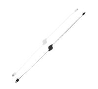 Artibetter 2 Pièces Câble USB-c Rétractable Type-c Compatible Téléphone Portable Lot de Câbles De Données Flexibles Noir Et Blanc