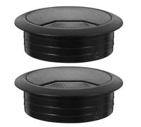 Artibetter 2 pièces Cache-câble Plastique pour Bureau Passe-Fil Auto-adhésif Organiseur de Câbles pour Gestion de Fils sur Meubles et Tables Protection et Sécurité des Câbles