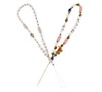 Artibetter 2 Pièces Chaîne de Téléphone Portable Perles Love | Polymère, Forme Lettre D’amour, Style Chic et Élégant, Usage Multi-fonction, Décoration pour Téléphone