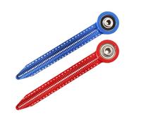 Artibetter 2 Pièces Compas à Dessin Circulaire, Outil de Compas de Charpentier Mini Portable en Alliage D'aluminium et Acier Inoxydable, Multifonction, pour Menuiserie et Dessin Technique,