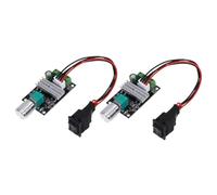 ARTIBETTER 2 pièces Contrôleur de Vitesse Moteur Dc Pwm Régulateur Réglable Bidirectionnel avec Commutateur Arrière Protection Surcharge Contrôle Précis pour Applications Variées