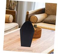 ARTIBETTER 2 pièces Décorations Pâques Tableau Double Face Bois avec Socle Ardoise Tombale Portable pour Messages Signalisation et DIY Ornement de Pâques Élégant pour Maison et Fête