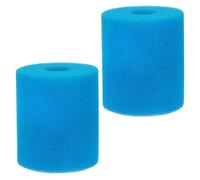 Artibetter 2 pièces Éponge Filtrante Réutilisable pour Piscine et Spa Mousse de Remplacement Anti-bouchage Compatible Pompe de Filtration Nettoyage des Débris Lot