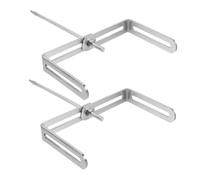 ARTIBETTER 2 Pièces Heavy Duty Adjustable Downspout Bracket With Strong Iron Build For Residential And Commercial Drainage Systems Flexible Fit For Various Easy Installation