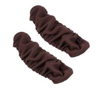 Artibetter 2 pièces Housse Daccoudoir de Chaise de Bureau Polyester Épais Extensible et Confortable Protège Bras Antidérapant pour Soulager la Pression Lot de Marron Foncé