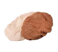 Artibetter 2 Pièces Housse de Matelas à Bébé en Coton Respirant | Compatible Deux Tailles, Maintien Douceur Après Lavage Machine, Coloris Marron Neutre