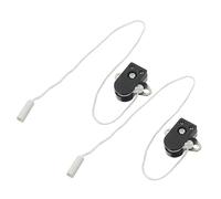 ARTIBETTER 2 pièces Interrupteur à Tirette pour Lampe Murale et Plafonnier Corde Résistante et Installation Facile pour Bureau et Maison Lot de Noires Ce
