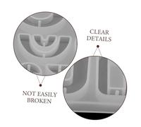 ARTIBETTER 2 Pièces Moules Silicone pour Pendentifs et Boucles Oreilles Kit Moulage Résine Époxy pour Création Bijoux DIY Résistants Chaleur et Polyvalents Adaptés à Niveaux