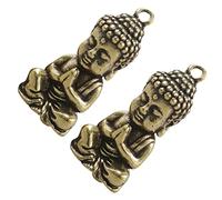 Artibetter 2 Pièces Pendentifs Bouddha Décoratifs Ornements Suspendus Pendentifs pour Clés et Décoration Intérieure