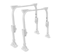 Artibetter 2 Pièces Pied de Remplacement pour Table Pliable en Fer Blanc | Antidérapant, Installation Facile, Gain de Place, pour Canapé et Bureau Scolaire, Usage Varié