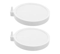 Artibetter 2 Pièces Pierre à Air Aquarium Disque Nano Silencieux Diffuseur Oxygène pour Réservoirs Poissons Crevettes