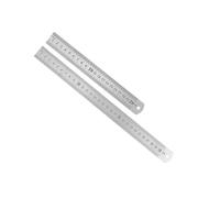 Artibetter 2 pièces Règle Acier Inoxydable de Règles à Double Face pour Bureau Étudiants et Précises