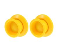 Artibetter 2 Pièces Support Magnétique pour Tapis de Chien Support Mural pour Tapis D'urine PP Jaune Aimants Renforcés Maison et Magasin