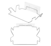 Artibetter 2 pièces Support Porte-Sacs Poubelle Cuisine Portable Acier Inoxydable Suspendre Rangement Pratique pour Déchets Résistant Léger Utilisation Murale Table