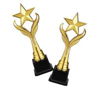 Artibetter 2 Pièces Trophée de Compétition pour École en Plastique | Aspect Réaliste, Surface Lisse sans Bavure, Stable et Solide, pour Talents, Étudiants et DIY