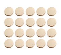 Artibetter 20 Boutons DoréS En Alliage De Zinc Pour Manteaux, Boutons Plats DéCoratifs Pour Couture, Projets De Mercerie Et Costumes (25 Mm)