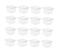 ARTIBETTER 20 pièces Boîte Élevage pour Reptiles Transparente Incubateur Ventilé pour Petits Lézards Serpents et Amphibiens Habitat Compact pour Animaux Domestiques