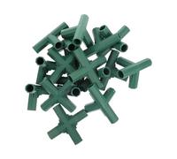 Artibetter 20 pièces Lot de Connecteurs pour Cadre de Jardinage Abs Types pour Renforcement et Extension de Structures Raccords Poteaux et Joints Tube pour Structures de Culture et Supports