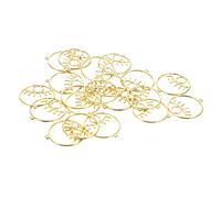 Artibetter 20 Pièces Pendentifs Yeux de Matériaux Diy pour Fabrication de Bijoux Pendentifs Creux Accessoires Créatifs pour Colliers Bracelets et Décorations Personnalisées