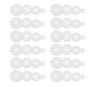 Artibetter 200 bouchons adaptateurs pour flacons, bouchons en plastique pour flacons de médicaments pour le transfert de liquides, adaptateurs réutilisables, inserts d'accès auto-obturants pour