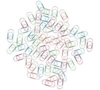Artibetter 200 Clips en Métal Petits Clips de Documents Multifonctions Pratiques pour Cartes et DIY Fourniture de Bureau Originale en Métal et Plastique Couleur Aléatoire