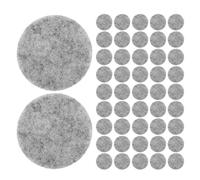 Artibetter 200 Coussinets Aromatiques Ronds Rechargeables en Coton Gris Clair Diamètre 22 Mm pour Diffuseur D'huiles Essentielles, Médaillons, Pendentifs et Bracelets, Recharge Diffuseur