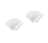Artibetter 200 Pièces Ruban à Mesurer en Papier Double Face pour Tête de | Lecture Gauche à Droite, Jetable et Facile à Lire, Usage Hôpital et Industrie, Couleur Blanche