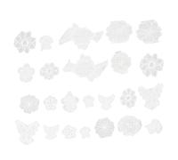 Artibetter 24 pièces Lot de Brodés Dentelle Écussons Thermocollants pour Vêtements Sacs et Chapeaux Accessoires DIY pour Personnaliser et Réparer Vêtements