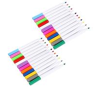 Artibetter 24 Pièces Marqueurs Craie Liquide Effaçables Pointe Fine Fluorescente Stylos Dessin Réutilisables pour Tableaux Blancs Fenêtres et Panneaux LED Lumineux Couleurs Vives pour Usage
