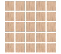 ARTIBETTER 25 Pièces Matériaux Inachevés pour Diy Pièces Carrées à Peindre pour Artisanat et Décorations Personnalisées