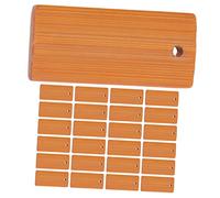 Artibetter 25pièces Porte-clés Décoratif Copeaux De Pendentif Porte-clés Créatif Étiquettes Vierge