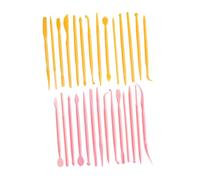ARTIBETTER 28 pièces Set de Outils de Sculpture Argile Polyvalents pour Modelage Fondant Poterie et Portables pour Artistes et Débutants