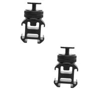 Artibetter 2ensembles Porte-Chaussures Chaudes pour Caméra Adaptateur De Montage pour Flash Microphone Et LED Support Triple Griffe pour Accessoires Photo