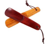 Artibetter 2pcs Petit Chausse-pied en Bois Design Compact Enfilage Facile des Chaussures, Seniors Voyages