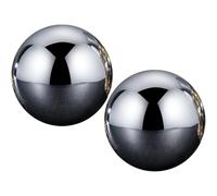 Artibetter 2pièces Boules de Glaçons Réutilisables Acier Inoxydable Pierres à Whisky Résistantes à Usure Glaçons Ronds Pratiques pour Vin et Boissons de Accessoires de Refroidissement